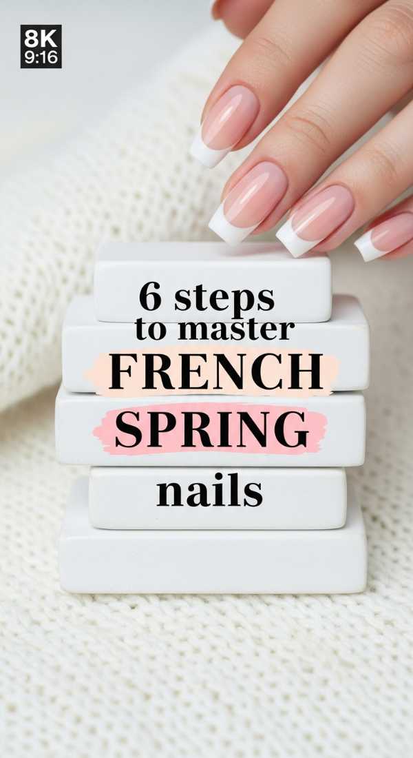 6 Steps To Master French Spring Nails 69e6604f59c22