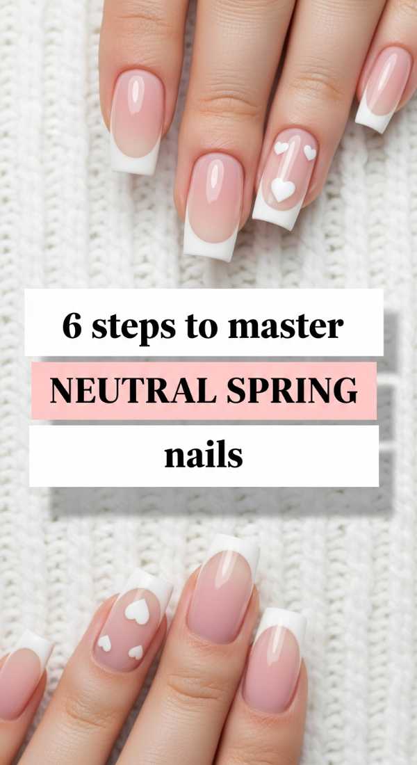 6 Steps To Master Neutral Spring Nails With Hearts 69ed0badaa538
