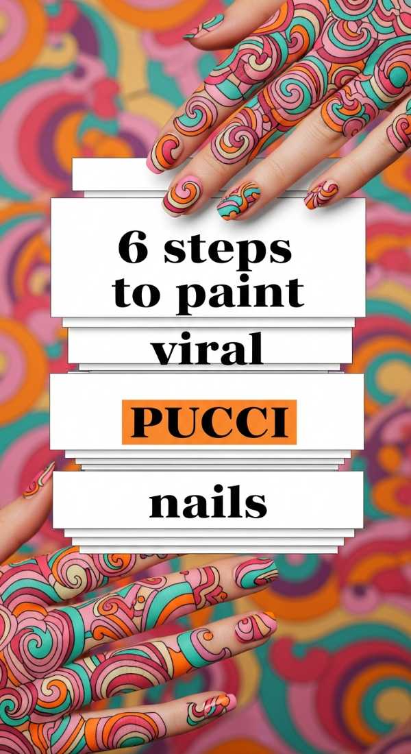 6 Steps To Paint Viral Pucci Nails 69ea69909ec56