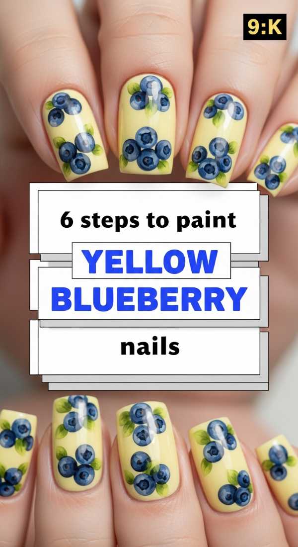 6 Steps To Paint Yellow Blueberry Nails 69e7599b4869b
