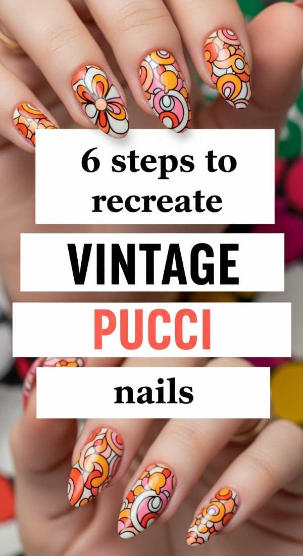 6 Steps To Recreate Vintage Pucci Nails 69ed0baf87654
