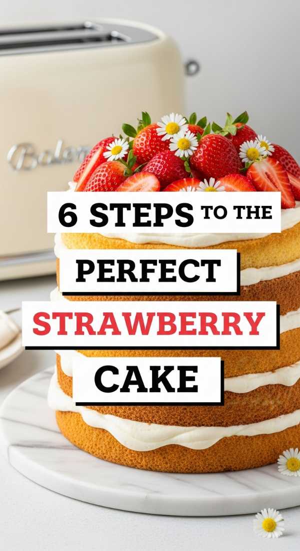 6 Steps To The Perfect Strawberry Cake 69e8558e7b7f3
