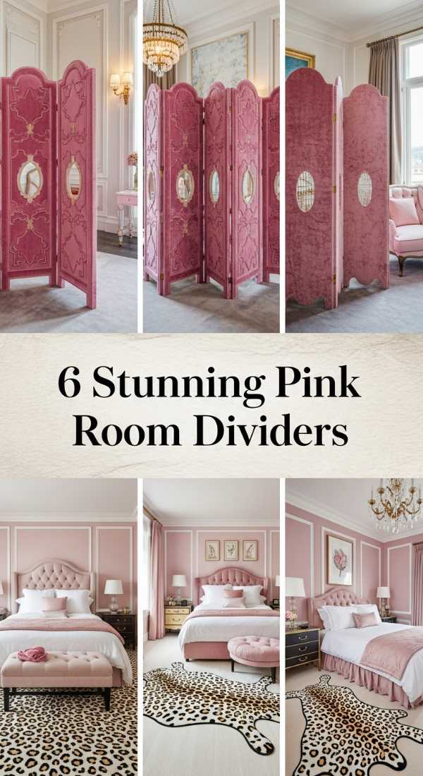 6 Stunning Pink Room Dividers 69f3a6940e1ba