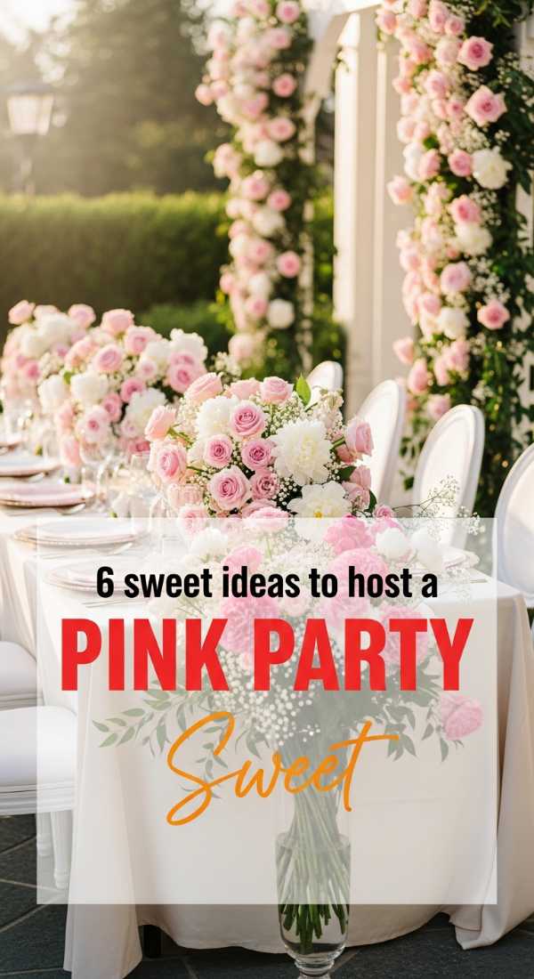 6 Sweet Ideas To Host A Pink Garden Party 69ee4b533285b