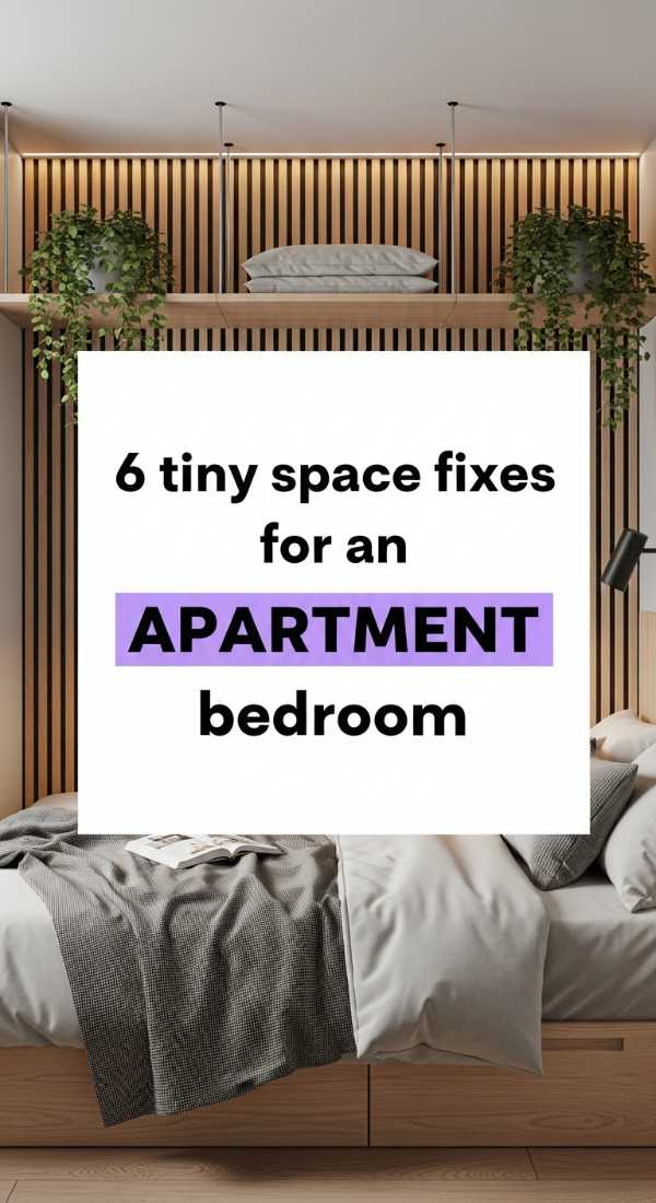 6 Tiny Space Fixes For An Apartment Bedroom 69ee5bc5a12ae