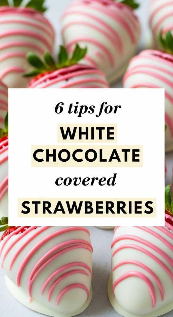 6 Tips For White Chocolate Covered Strawberries 69f05ac8c7514