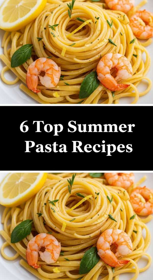 6 Top Summer Pasta Recipes Step By Step Guide 69f253a9ba62f