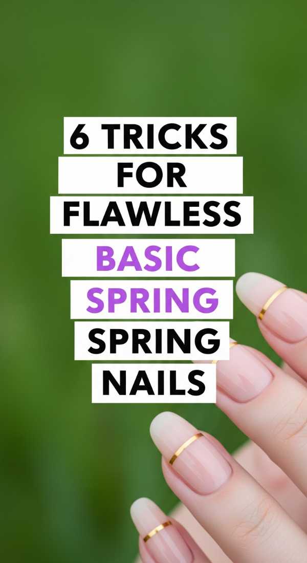 6 Tricks For Flawless Basic Spring Nails 69e3c067af27c