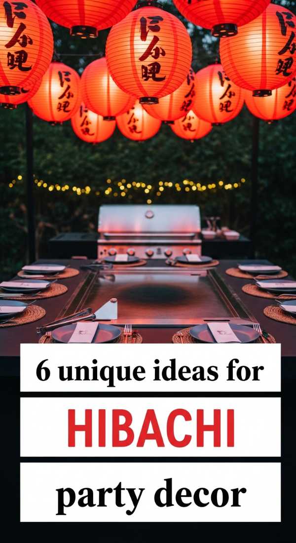6 Unique Ideas For Hibachi Party Decor At Home 69e60f57d43f2
