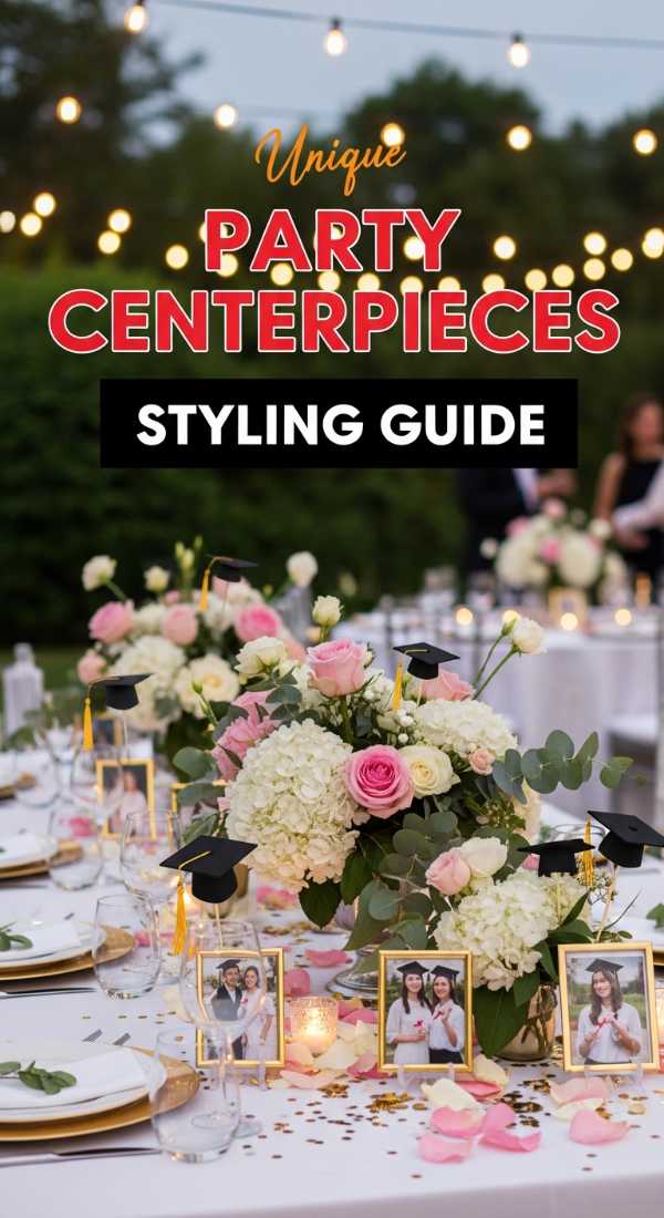 6 Unique Ideas To Create Grad Centerpieces 69f2f0ff415c9