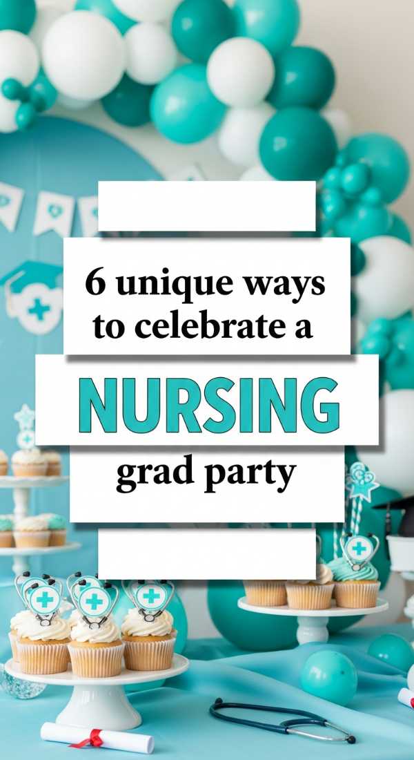 6 Unique Ways To Celebrate A Nursing Grad Party 69eb961abf2b2