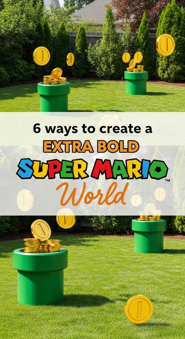 6 Ways To Create A Super Mario World In Your Backyard 69e4ae397269e
