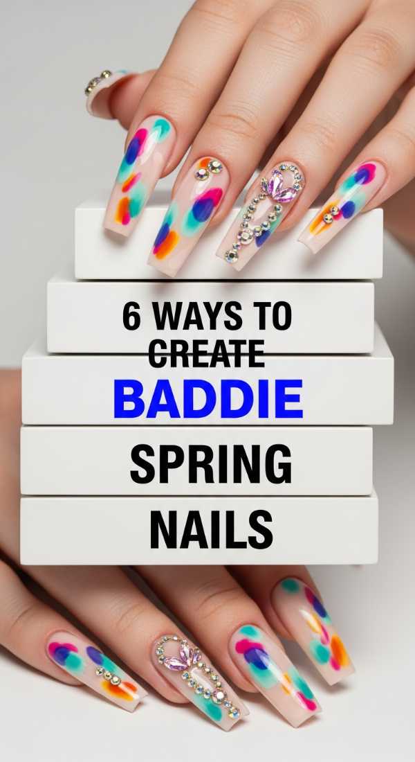 6 Ways To Create Baddie Spring Nails 69ea68aba2061