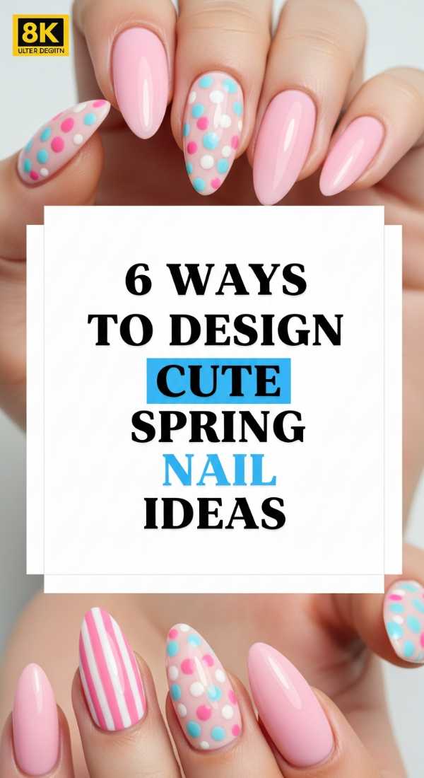6 Ways To Design Cute Spring Nail Ideas 69ea6998cb3d2