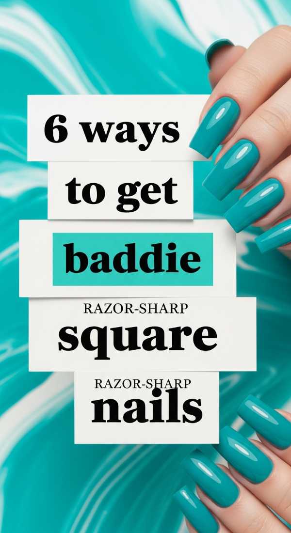 6 Ways To Get Baddie Square Nails 69e3c1dc61543