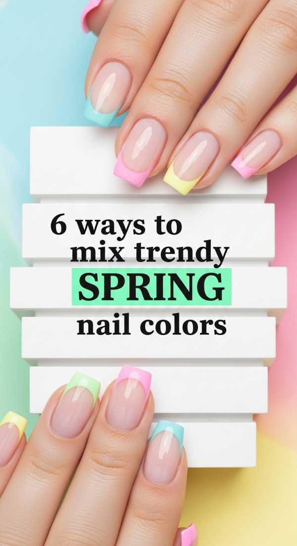 6 Ways To Mix Trendy Spring Nail Colors 69e780368f1bc