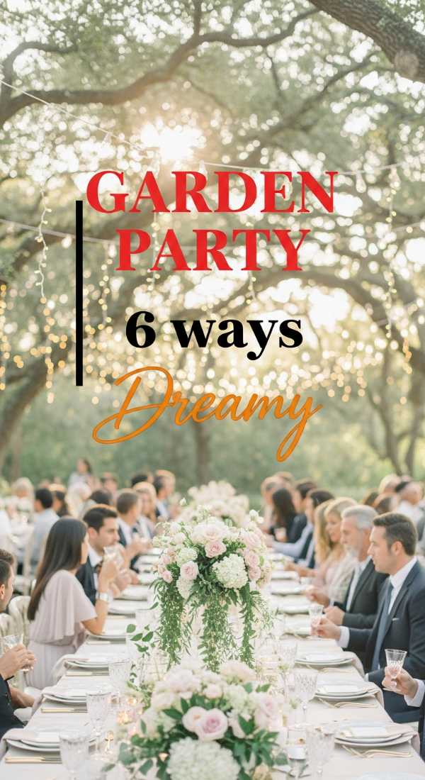 6 Ways To Set Up A Dream Garden Party 69e605c40e93b