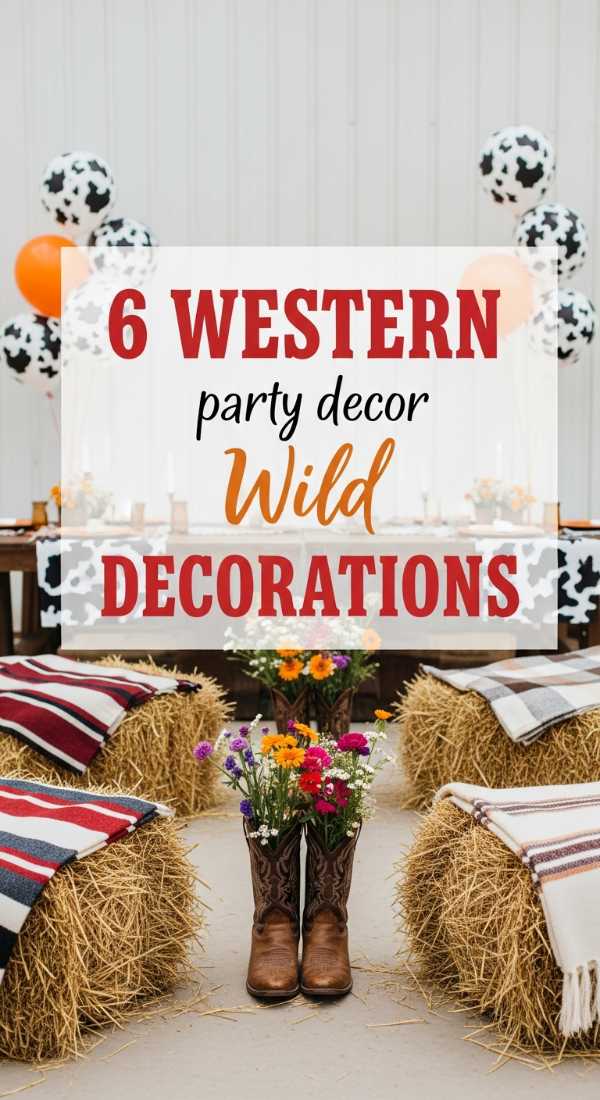 6 Western Party Decorations To Style Your Space 69e605cd49b3a