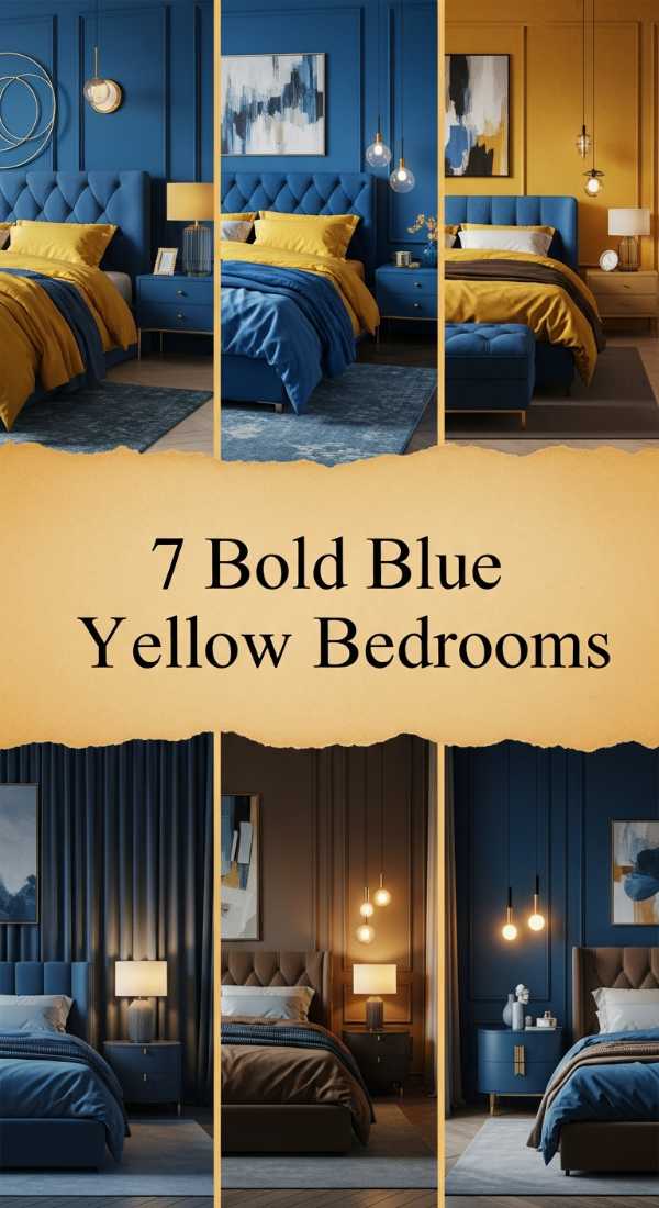 7 Bold Blue Yellow Bedrooms 69f26b33f2cf6