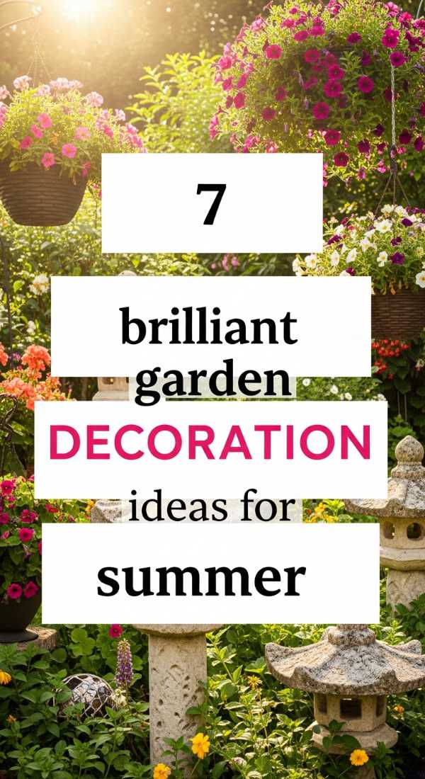 7 Brilliant Garden Decoration Ideas For Summer 69f0ed8cb6f94