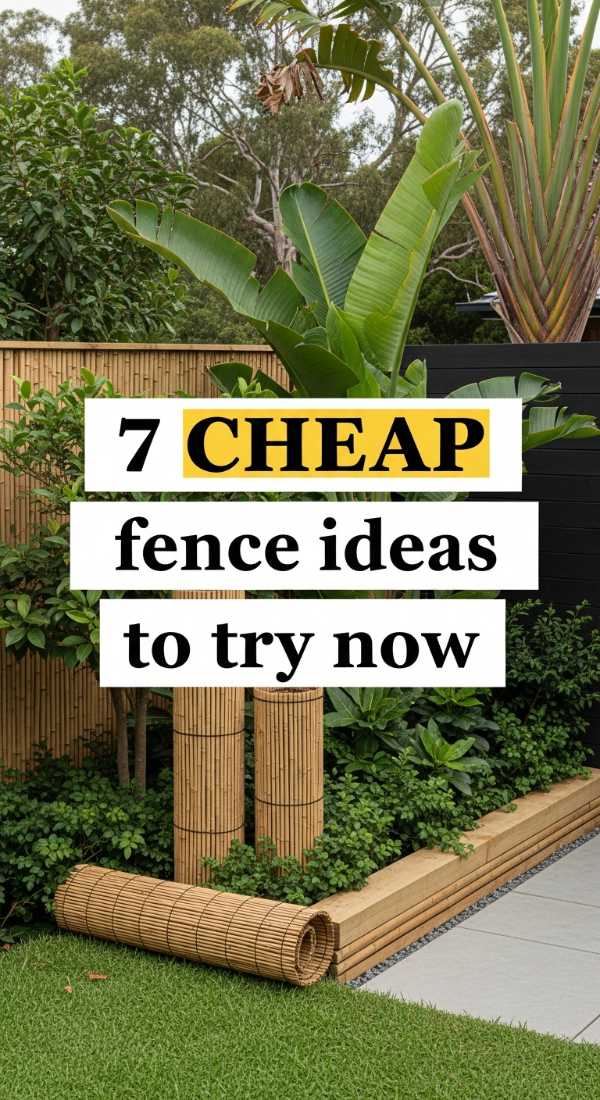 7 Cheap Fence Ideas To Try Now 69f0ed884611e
