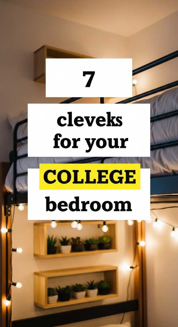 7 Clever Hacks For Your College Bedroom 69ee5bc33d1f0
