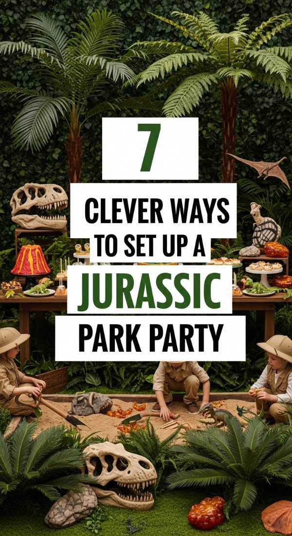 7 Clever Ways To Set Up A Jurassic Park Birthday Party 69ecb08a813a0