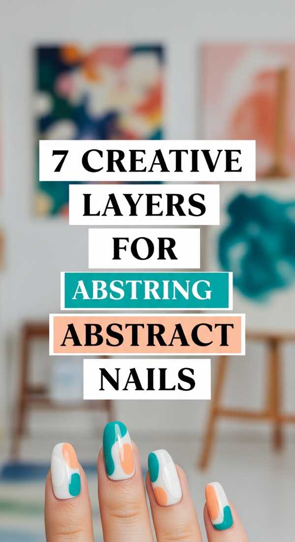 7 Creative Layers For Spring Abstract Nails 69efaf79f0ea6
