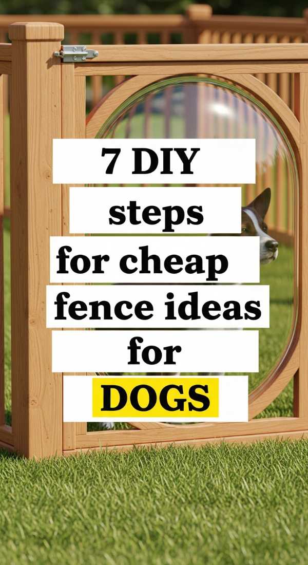 7 Diy Steps For Cheap Fence Ideas For Dogs 69f0ed8528cbe