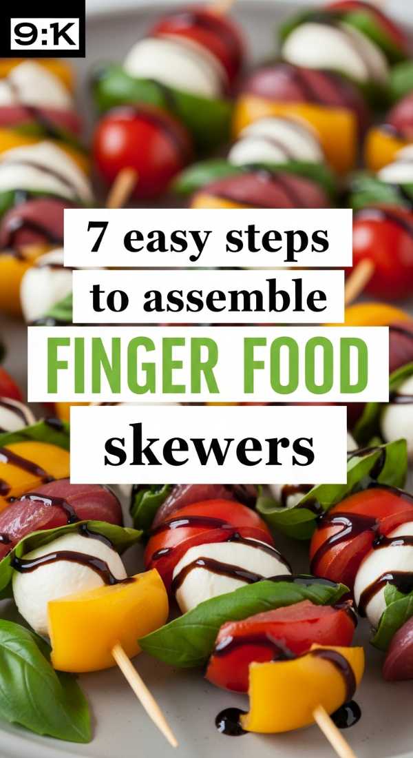 7 Easy Steps To Assemble Finger Food Skewers 69edf417bc7e7