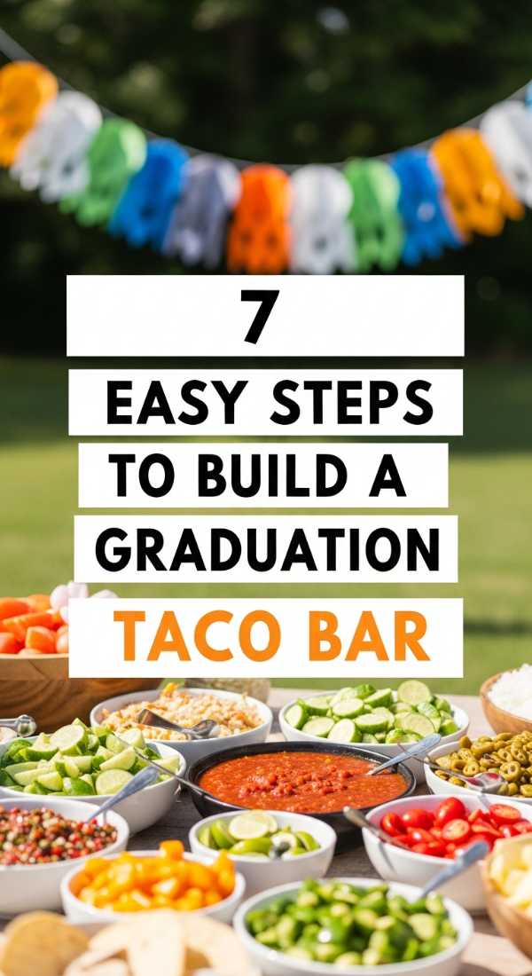 7 Easy Steps To Build A Graduation Taco Bar 69efae409e13f