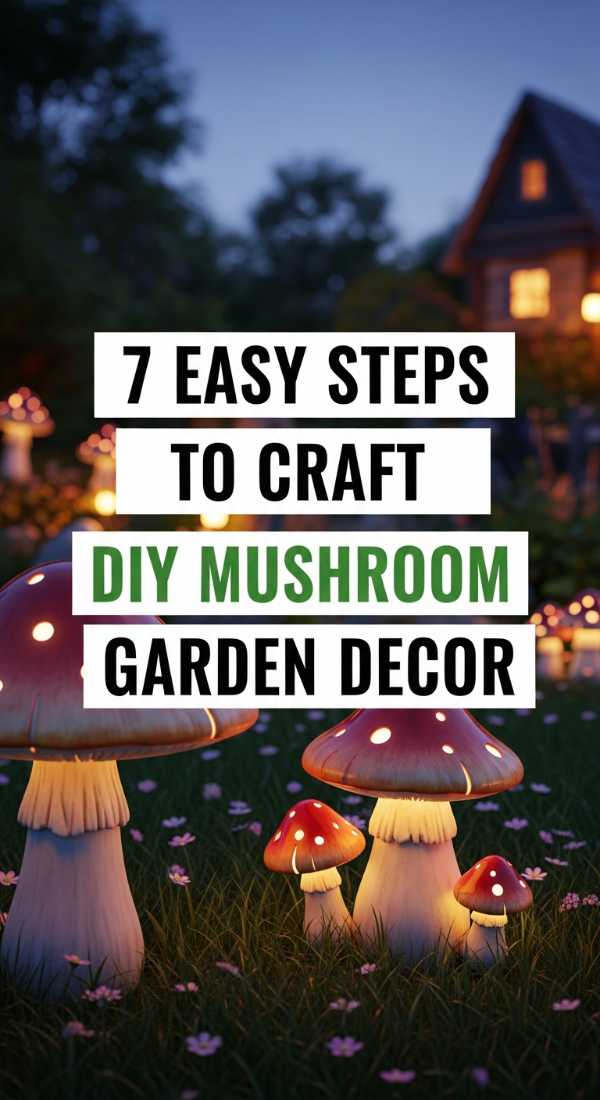 7 Easy Steps To Craft Diy Mushroom Garden Decor 69e6497ef3d4d