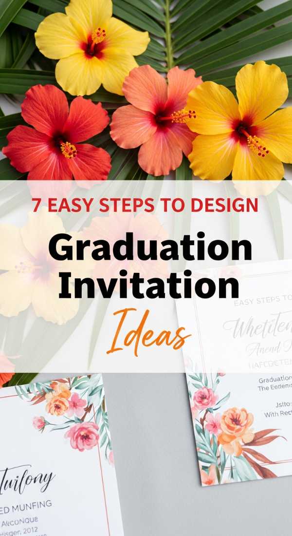 7 Easy Steps To Design Graduation Invitation Ideas 69e9f7fc847b4