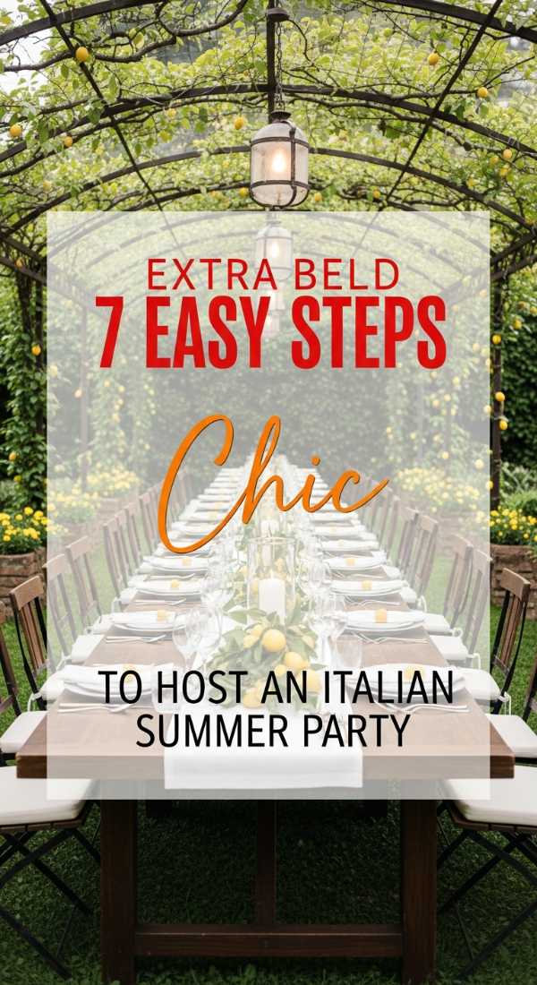 7 Easy Steps To Host An Italian Summer Party 69e4ae37367d1