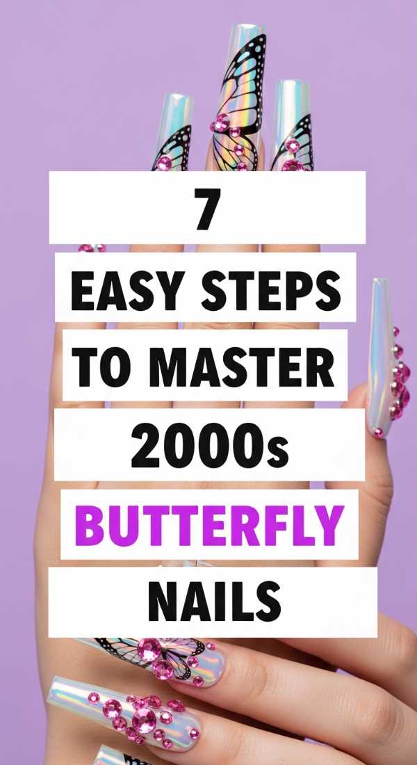 7 Easy Steps To Master 2000s Butterfly Nails 69e66241b60c9