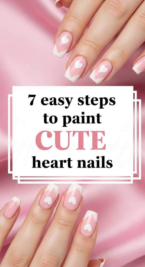 7 Easy Steps To Paint Cute Heart Nails 69e78028779f9