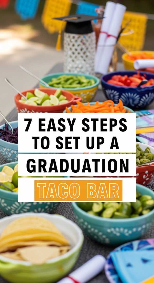 7 Easy Steps To Set Up A Graduation Taco Bar 69ecb07e1564a