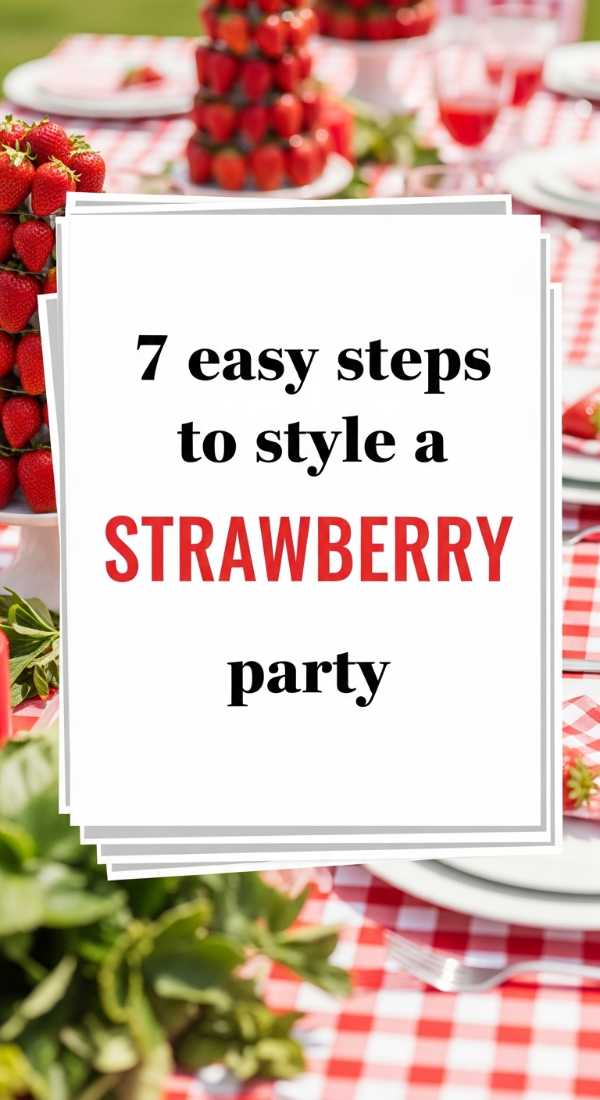 7 Easy Steps To Style A Strawberry Party 69ee54e6c8d3f