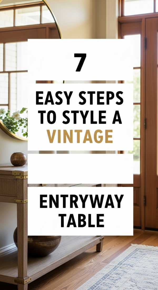 7 Easy Steps To Style A Vintage Entryway Table 69f0ed8f905c0