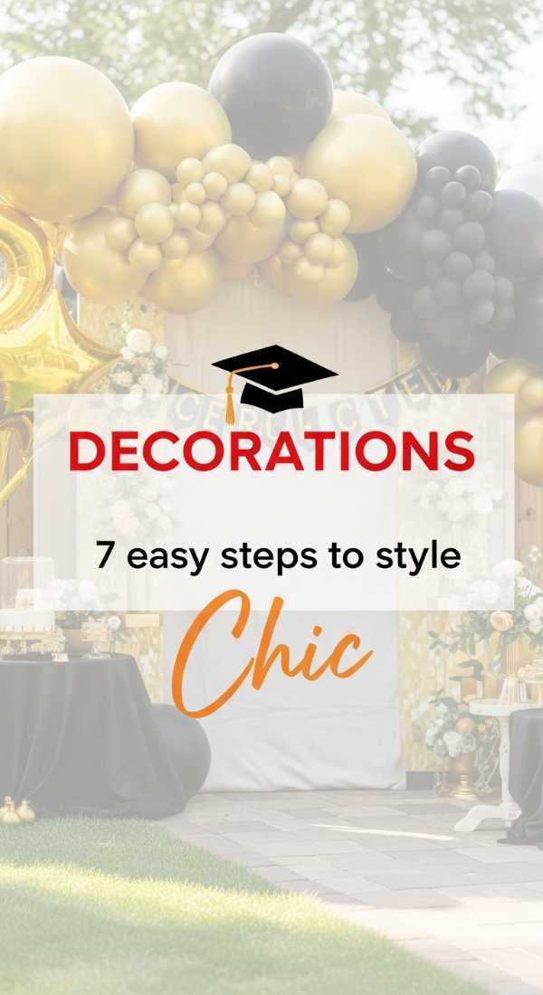 7 Easy Steps To Style Graduation Party Decorations 69efa7afdebdd