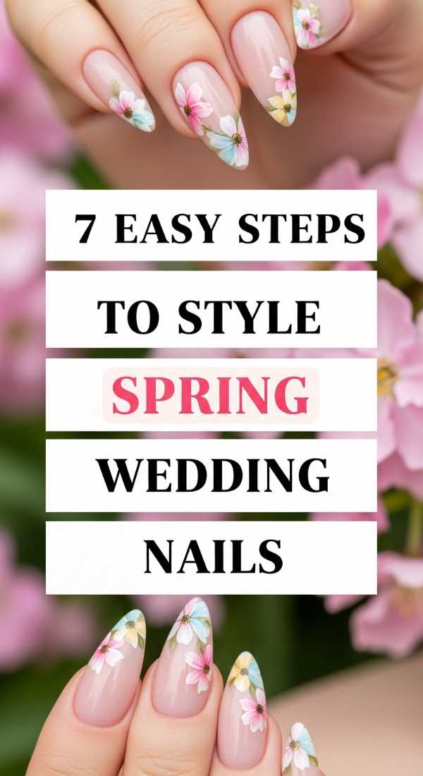 7 Easy Steps To Style Spring Wedding Nails 69ecefd59a89e