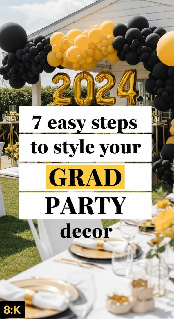 7 Easy Steps To Style Your Grad Party Decor 69e60f3ee4c53