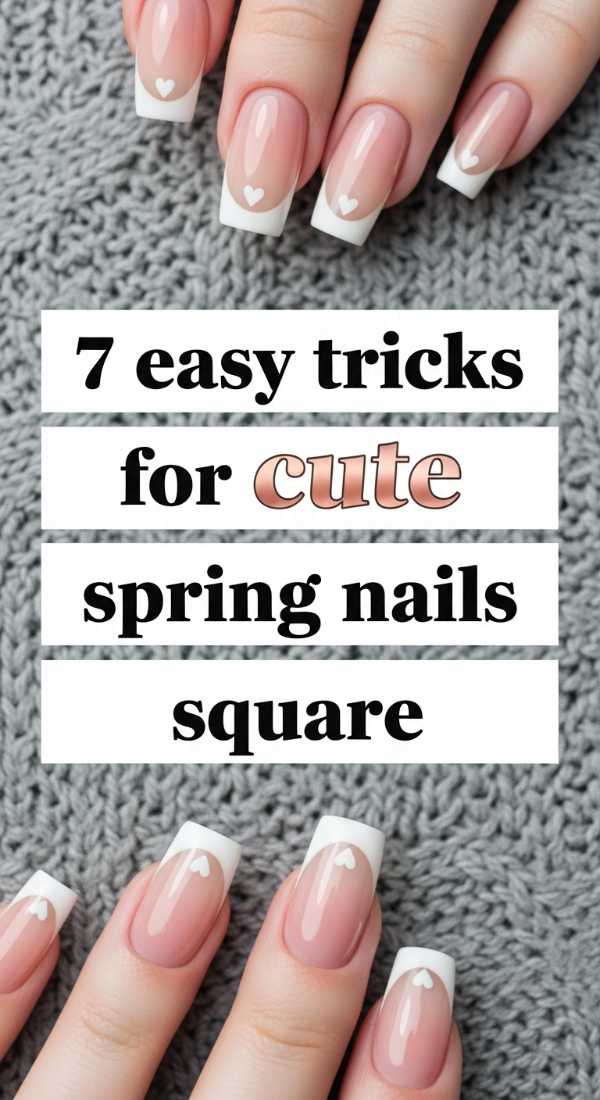 7 Easy Tricks For Cute Spring Nails Square 69e3c07016a07