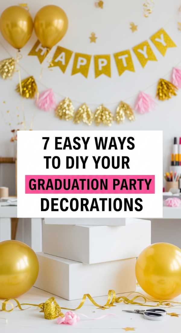 7 Easy Ways To Diy Your Graduation Party Decorations 69eb96090a437