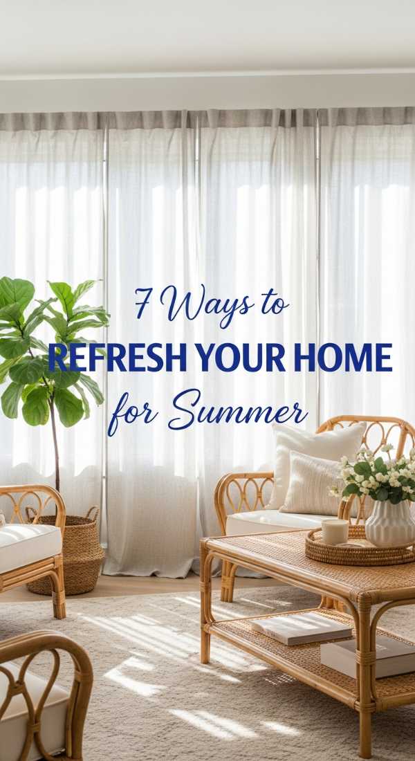 7 easy ways to refresh your home for Summer