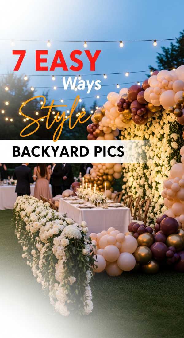 7 Easy Ways To Style Backyard Prom Pictures 69ecac84e4715