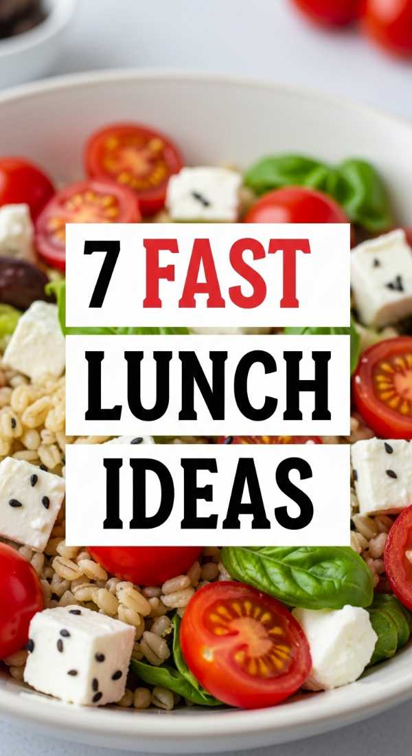 The Urban Gourmet: Elevating Your Everyday Kitchen Life 7 Fast Lunch Ideas For Busy Days 69de7f109726e