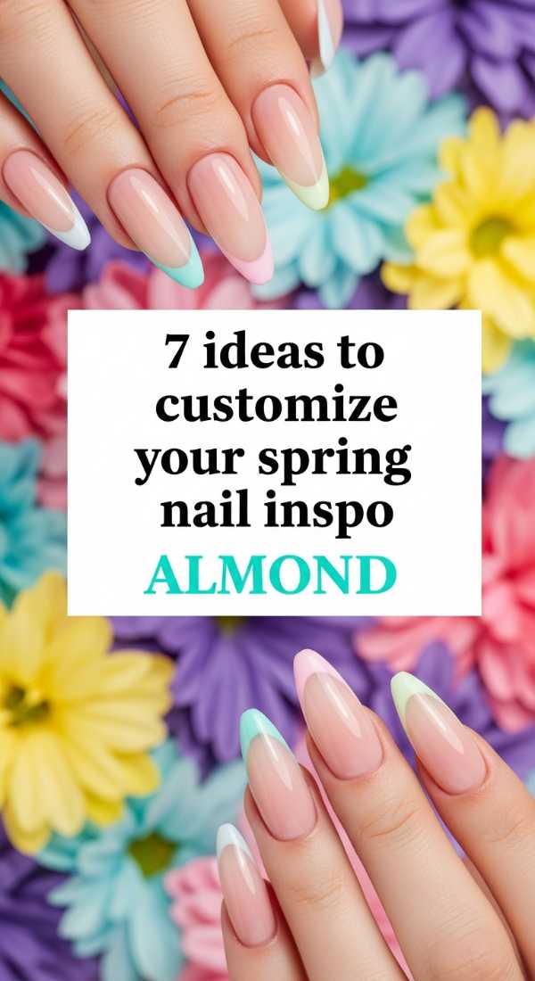 7 Ideas To Customize Your Spring Nail Inspo Almond 69e661732c1f4