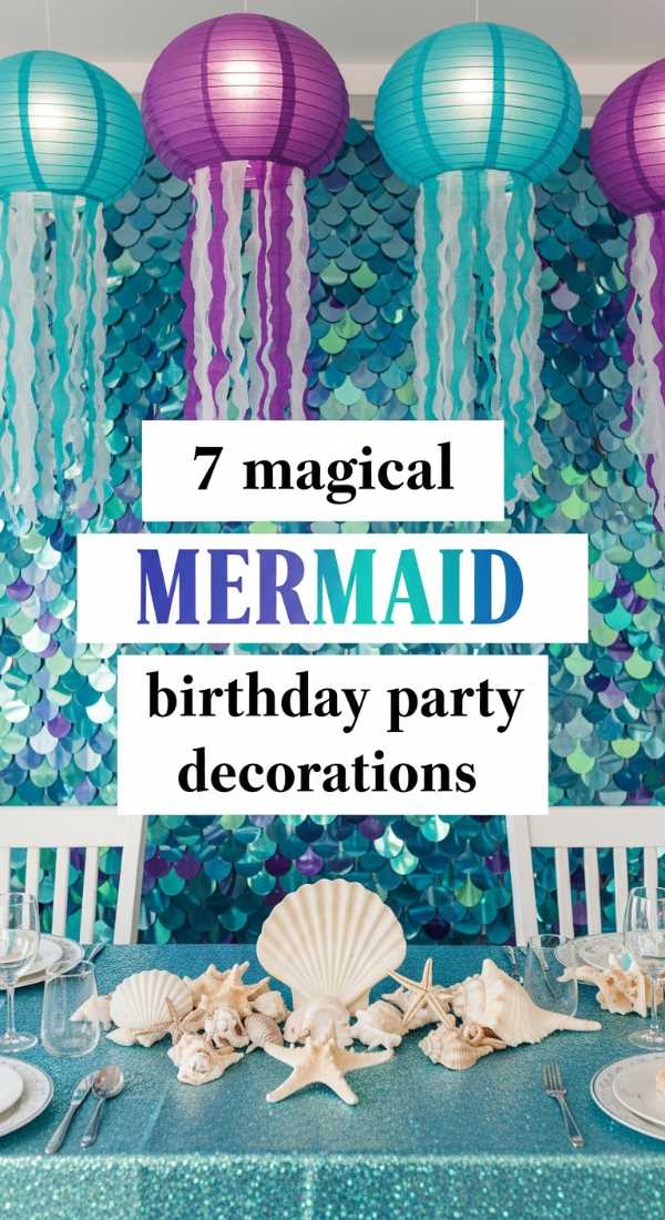 7 Magical Mermaid Birthday Party Decorations 69e32c4d9de78