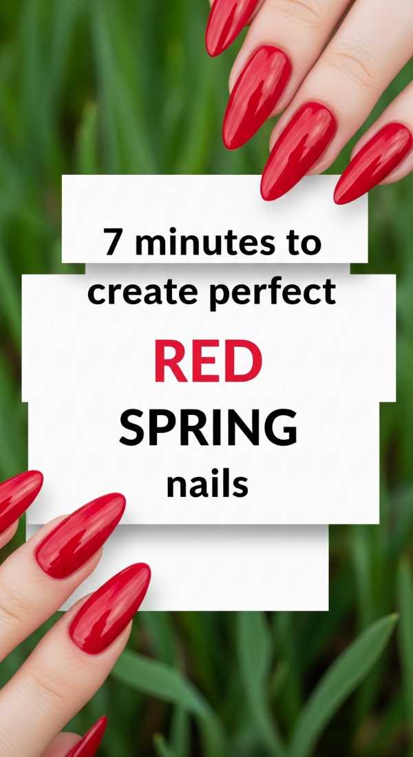 7 Minutes To Create Perfect Red Spring Nails 69efaf8ec9ae1